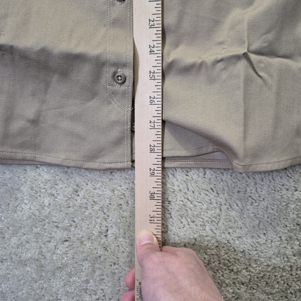 Carhartt FR Shirt Rugged Flex Twill Womens 2XL Khaki Flame Resistant Welder New - Picture 8 of 11